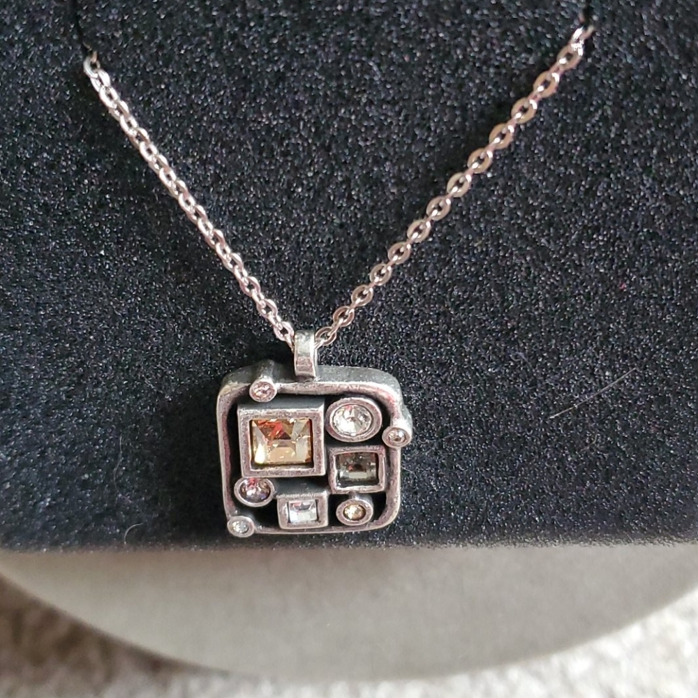 Patricia locke host pick  silver gem necklace warranty lowered xo firm lowered